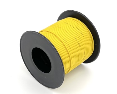 26AWG 0,14 мм² Медный провод в силиконовой изоляции (желтый, UL3135) LFW-26Y