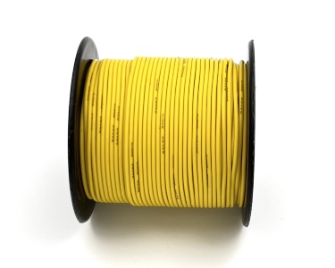 22AWG 0,3 мм² Медный провод в силиконовой изоляции (желтый, UL3135) LFW-22Y