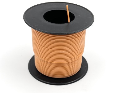 24AWG 0,2 мм² Медный провод в силиконовой изоляции (оранжевый, UL3135) LFW-24O