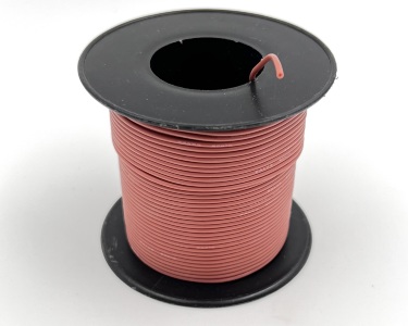 24AWG 0,2 мм² Медный провод в силиконовой изоляции (коричневый, UL3135) LFW-24Br