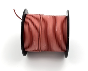 24AWG 0,2 мм² Медный провод в силиконовой изоляции (коричневый, UL3135) LFW-24Br