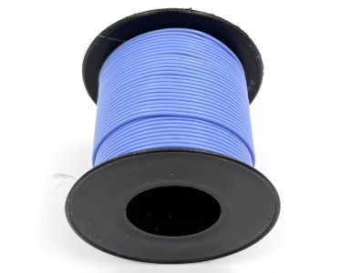 28AWG 0,08 мм² Медный провод в силиконовой изоляции (синий, UL3135) LFW-28Bl