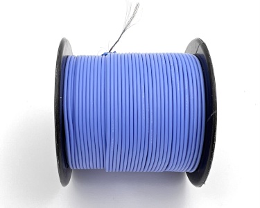 24AWG 0,2 мм² Медный провод в силиконовой изоляции (синий, UL3135) LFW-24Bl