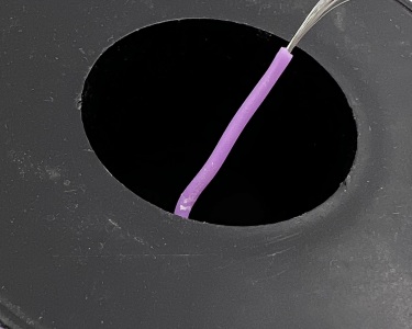 24AWG 0,2 мм² Медный провод в силиконовой изоляции (сиреневый, UL3135) LFW-24V