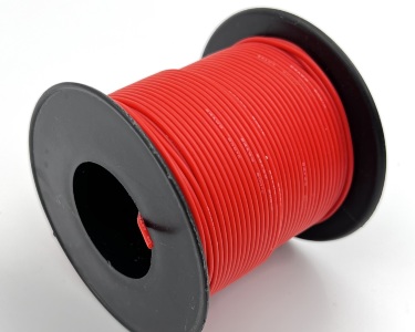 30AWG 0,06 мм² Медный провод в силиконовой изоляции (красный, UL3135) LFW-30R