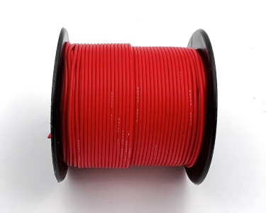 22AWG 0,3 мм² Медный провод в силиконовой изоляции (красный, UL3135) LFW-22R