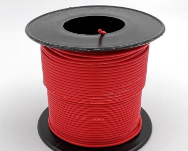 26AWG 0,14 мм² Медный провод в силиконовой изоляции (красный, UL3135) LFW-26R