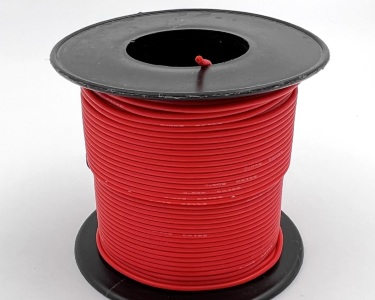 22AWG 0,3 мм² Медный провод в силиконовой изоляции (красный, UL3135) LFW-22R