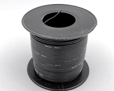 20AWG 0,5 мм² Медный провод в силиконовой изоляции (чёрный, UL3135) LFW-20B