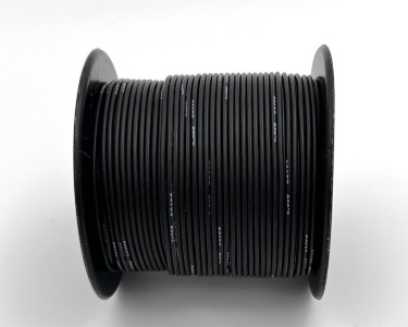 24AWG 0,2 мм² Медный провод в силиконовой изоляции (черный, UL3135) LFW-24B