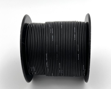 28AWG 0,08 мм² Медный провод в силиконовой изоляции (черный, UL3135) LFW-28B