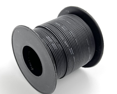 26AWG 0,14 мм² Медный провод в силиконовой изоляции (черный, UL3135) LFW-26B