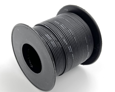 20AWG 0,5 мм² Медный провод в силиконовой изоляции (чёрный, UL3135) LFW-20B