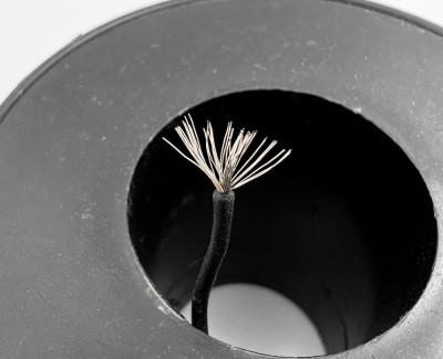 24AWG 0,2 мм² Медный провод в силиконовой изоляции (черный, UL3135) LFW-24B