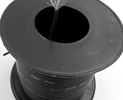 24AWG 0,2 мм² Медный провод в силиконовой изоляции (черный, UL3135) LFW-24B