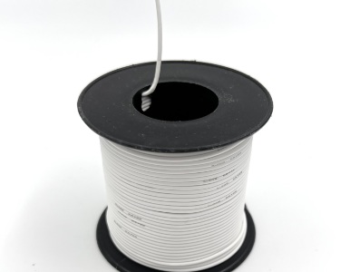 20AWG 0,5 мм² Медный провод в силиконовой изоляции (белый, UL3135) LFW-20W