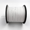 На катушке Медный провод 24AWG 50м 0,2 кв.мм (40*0,08мм) (белый, UL3135) LFW-24W в мягкой силиконовой изоляции фото 1