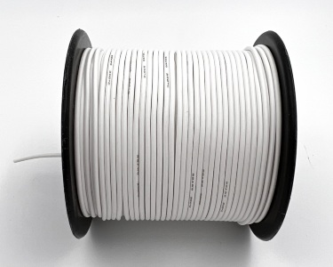 22AWG 0,3 мм²Медный провод в силиконовой изоляции (белый, UL3135) LFW-22W