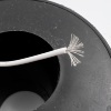 На катушке Медный провод 24AWG 50м 0,2 кв.мм (40*0,08мм) (белый, UL3135) LFW-24W в мягкой силиконовой изоляции фото 0