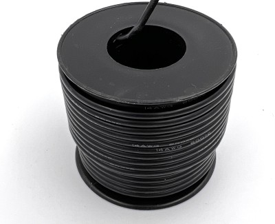 14AWG 2,07 мм² Медный провод в силиконовой изоляции (черный, UL3135) LFW-14B