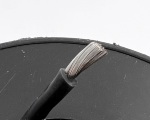 14AWG 2,07 мм² Медный провод в силиконовой изоляции (черный, UL3135) LFW-14B