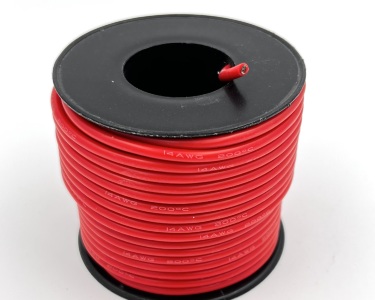 14AWG 2,07 мм² Медный провод в силиконовой изоляции (красный, UL3135) LFW-14R