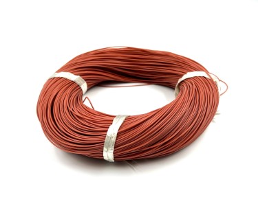 28AWG 0,08 мм² Медный провод в силиконовой изоляции (коричневый, UL3135) LFW-28Br