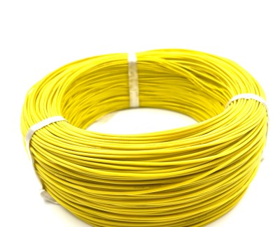 20AWG 0,5 мм² Медный провод в силиконовой изоляции (желтый, UL3135) LFW-20Y