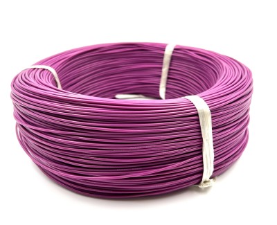 20AWG 0,5 мм² Медный провод в силиконовой изоляции (фиолетовый, UL3135) LFW-20V