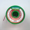 На катушке медный провод 20AWG 50м 0,5 кв.мм (100*0,08мм) (красный, UL3135) LFW-20R в мягкой силиконовой изоляции фото 0