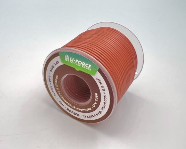 На катушке Медный провод 20AWG 30м 0,5 кв.мм (100*0,08мм) (коричневый, UL3135) LFW-20Br в мягкой силиконовой изоляции