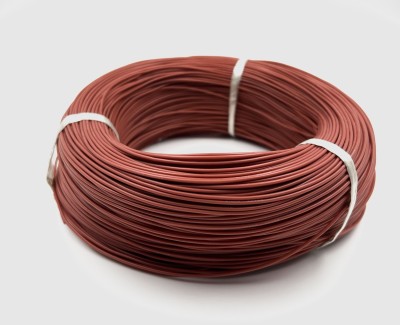 22AWG 0,3 мм² Медный провод в силиконовой изоляции (коричневый, UL3135) LFW-22Br