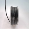 На катушке медный провод 20AWG 10м 0,5 кв.мм (100*0,08мм) (черный, UL3135) LFW-20B в мягкой силиконовой изоляции фото 5