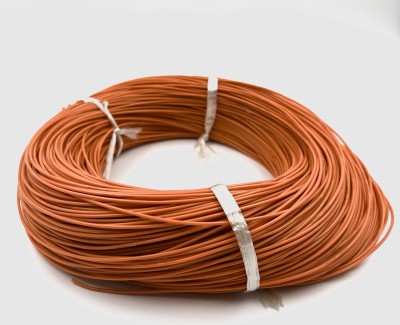 22AWG 0,3 мм² Медный провод в силиконовой изоляции (оранжевый, UL3135) LFW-22O