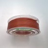 На катушке Медный провод 20AWG 10м 0,5 кв.мм (100*0,08мм) (коричневый, UL3135) LFW-20Br в мягкой силиконовой изоляции фото 5