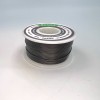 На катушке Медный провод 30AWG 20м 0,06 кв.мм (11*0,08мм) (черный, UL3135) LFW-30B в мягкой силиконовой изоляции фото 1