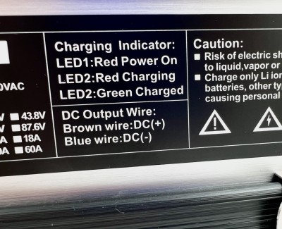 Зарядное устройство 54B 30A (15S LiFePO4) DL-2000W
