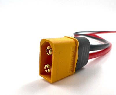 Удлинитель Amass XT60H-M -> XT60H-F с силиконовым проводом 14AWG, 500мм