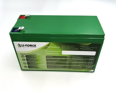 Аккумуляторная батарея 12В 7Ач LF-127-11670 (LiFePO4, 4S1P, 32700, P)