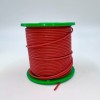 На катушке Медный провод 22AWG 50м 0,3 кв.мм (60*0,08мм) (красный, UL3135) LFW-22R в мягкой силиконовой изоляции фото 0