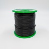 На катушке медный провод 20AWG 50м 0,5 кв.мм (100*0,08мм) (черный, UL3135) LFW-20B в мягкой силиконовой изоляции фото 4