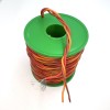 Плетеный трехжильный провод (силикон) 23AWG 3*0,25 мм² (коричневый/красный/оранжевый, UL3135) LFW-23 фото 11