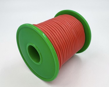 На катушке медный провод 17AWG 20м 1,0 кв.мм (210*0,08мм) (красный,, UL3135) LFW-17B в мягкой силиконовой изоляции