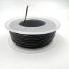 На катушке Медный провод 24AWG 10м 0,2 кв.мм (40*0,08мм) (черный, UL3135) LFW-24B в мягкой силиконовой изоляции фото 3