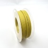 На катушке Медный провод 24AWG 10м 0,2 кв.мм (40*0,08мм) (желтый, UL3135) LFW-24Y в мягкой силиконовой изоляции фото 8