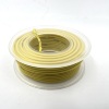 На катушке Медный провод 24AWG 10м 0,2 кв.мм (40*0,08мм) (желтый, UL3135) LFW-24Y в мягкой силиконовой изоляции фото 2