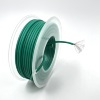 На катушке Медный провод 24AWG 10м 0,2 кв.мм (40*0,08мм) (зеленый, UL3135) LFW-24G в мягкой силиконовой изоляции фото 1