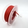 На катушке Медный провод 24AWG 10м 0,2 кв.мм (40*0,08мм) (красный, UL3135) LFW-24R в мягкой силиконовой изоляции