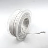 На катушке Медный провод 24AWG 10м 0,2 кв.мм (40*0,08мм) (белый, UL3135) LFW-24W в мягкой силиконовой изоляции фото 0