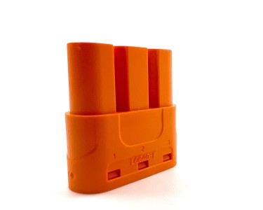 Разъем Amass LCC40-F (розетка, 45А, оранжевый)
